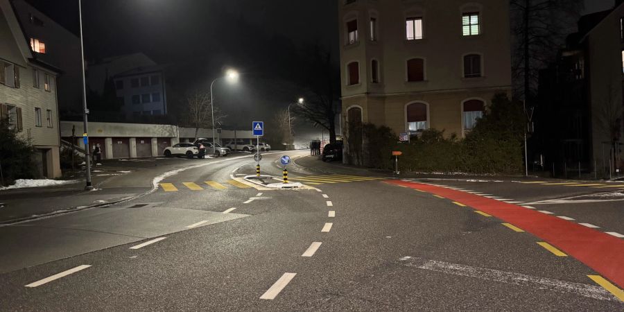 Unfallort Oberstrasse