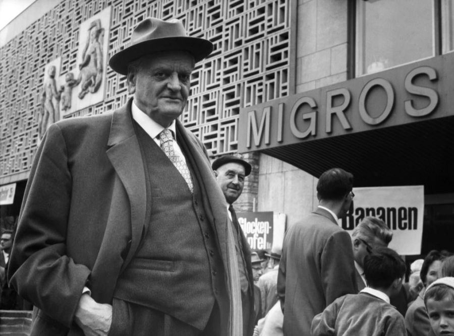 Migros-Gründer Gottlieb Duttweiler im Jahr 1960.