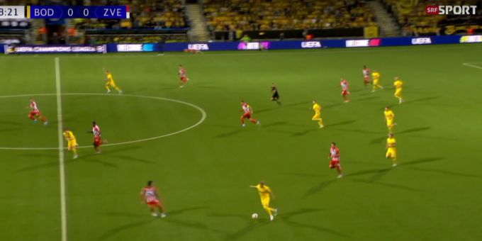 Die Partie zwischen Bodø Glimt und Roter Stern Belgrad wurde auf SRF info übertragen. srf
