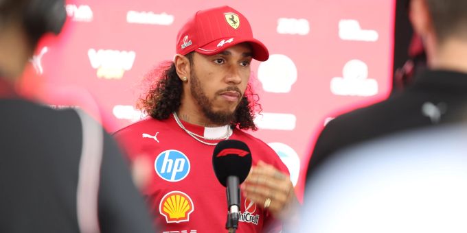 Lewis Hamilton Ferrari Bahrain