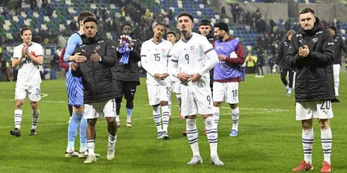 Wie reagiert die Schweizer Nati auf das 1:1 in Nordirland? Schweizer Nati