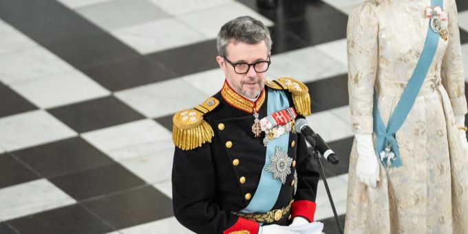 Der dänische König Frederik X. Dänemark Frederik