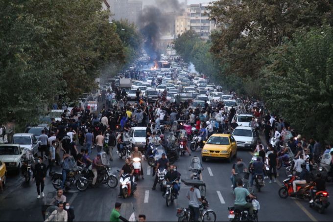Proteste nach dem Tod von Mahsa Amini im Iran. (Archivbild) Proteste Iran