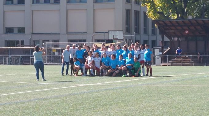 Am Ende des Spiels wurde sogar ein gemeinsames Teambild geschossen. fc breitenrain
