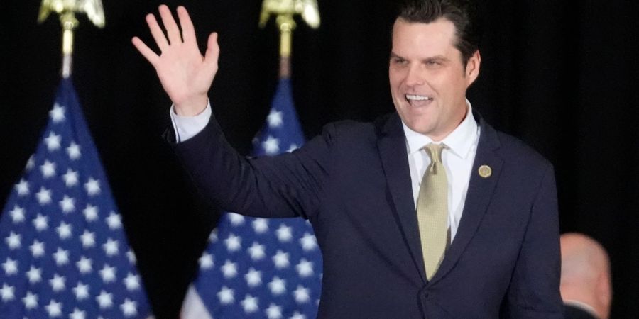 Matt Gaetz ist bisher Abgeordneter im US-Repräsentantenhaus. (Archivbild)