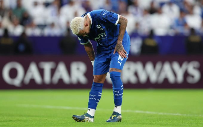 Al-Hilal star Neymar is injured in the second game after his comeback