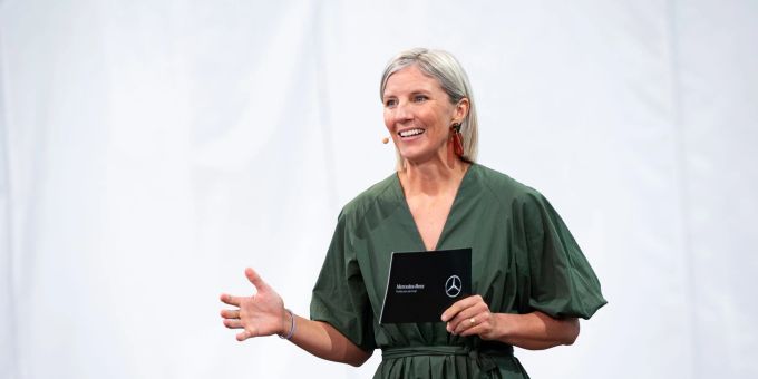 Soll an die Spitze von Daimler Truck aufrücken: Managerin Karin Radström. (Archivbild) Karin Radström
