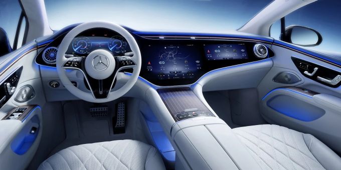 Mercedes-Benz EQS MBUX Hyperscreen Cockpit Mercedes-Benz EQS