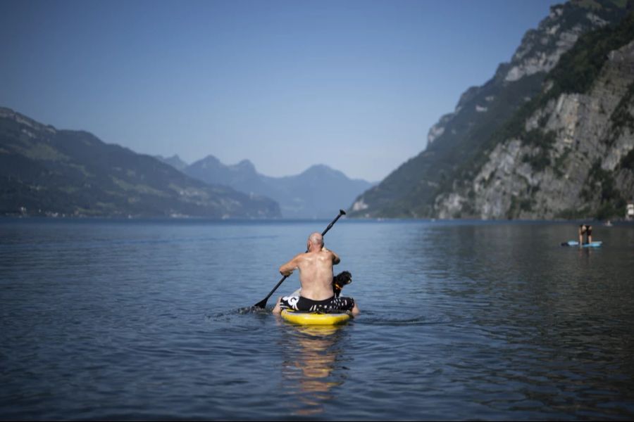 Ähnlich schlecht läuft der Verkauf von Stand Up Paddles. (Archivbild)