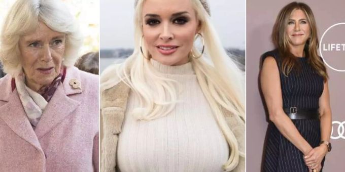 Sie alle leiden unter Flugangst: Jennifer Aniston, Daniela Katzenberger und Herzogin Camilla. Jennifer Aniston, Daniela Katzenbeger und Herzogin Camilla.