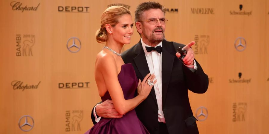 Ein Bild aus vergangenen Tagen: Heidi Klum mit ihrem Vater Günther Klum. Die beiden waren einst unzertrennlich.