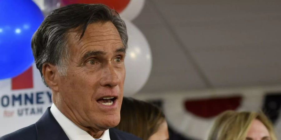 Auch Mitt Romney, republikanischer Senator aus Utah, sprach von «beunruhigenden» Umständen. (Archivbild)