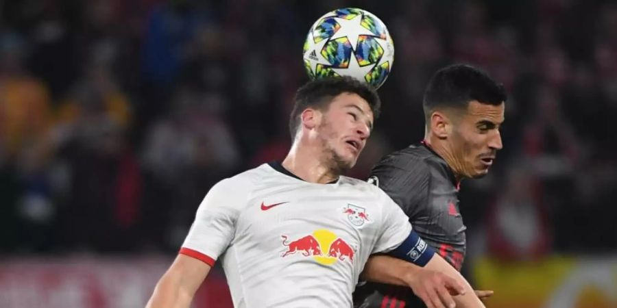 Mit RB Leipzig zur Winterpause obenauf: Diego Demme (l). Foto: Hendrik Schmidt/dpa