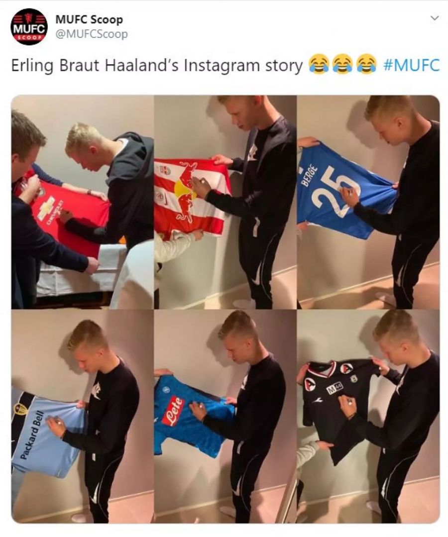 Manchester United Erling Haaland