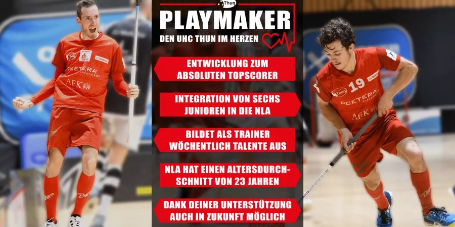 Playmaker - den UHC Thun im Herzen