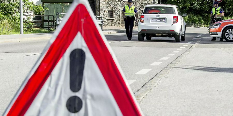 Der Unfall ereignete sich auf einer Hauptstrasse in Coldrerio unweit von Chiasso an der schweizerisch-italienischen Grenze. (Symbolbild)