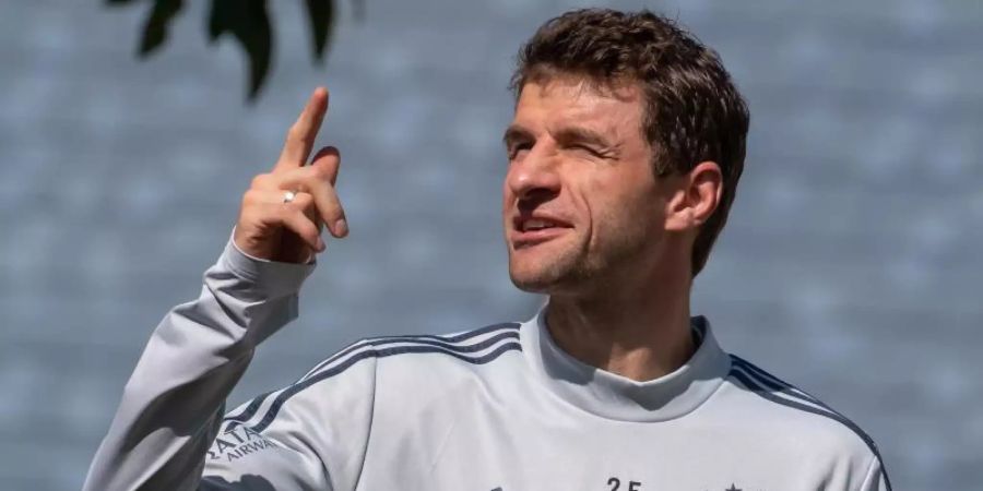 Thomas Müller spielt unter Hansi Flick wieder eine tragende Rolle beim FC Bayern. Foto: Peter Kneffel/dpa