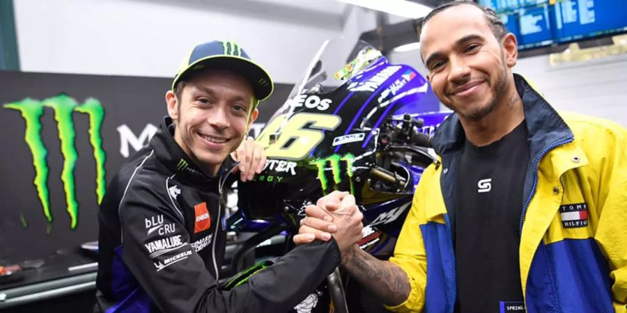 Valentino Rossi Lewis Hamilton