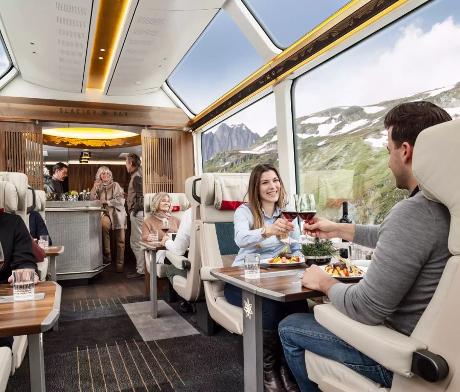 Luxus im Glacier Express