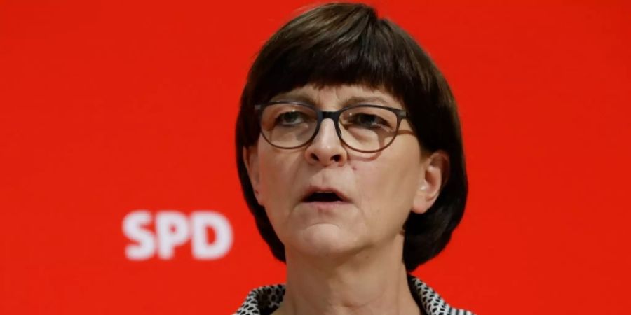 SPD-Chefin Saskia Esken