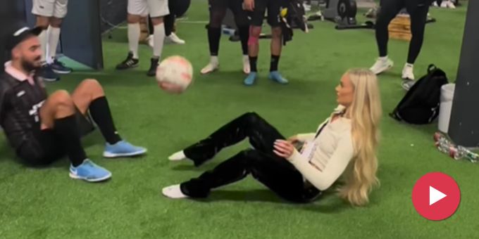 Sehenswerte Moves - Alisha Lehmann beeindruckt Fans mit Jonglier-Show