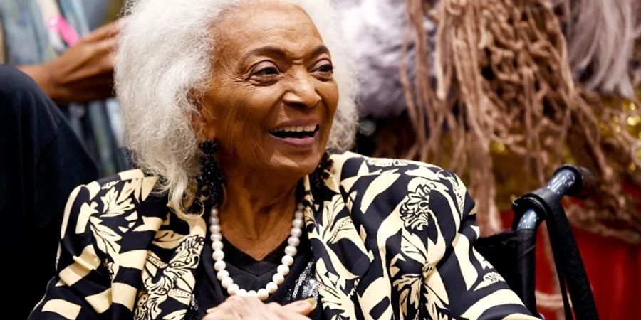 Nichelle Nichols im Dezember 2021 in Los Angeles