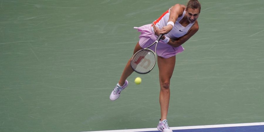 Steht im Halbfinale der US Open: Aryna Sabalenka.