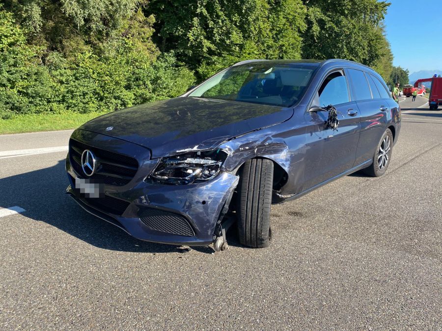 An beiden Fahrzeugen entstand ein Sachschaden