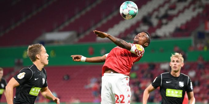 Stürmer Abass Issah in Aktion für den FSV Mainz 05. Stürmer Abass Issah in Aktion für den FSV Mainz 05.