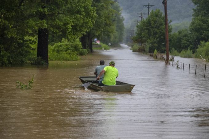 26 Menschen sind gestorben durch die Fluten. Kentucky