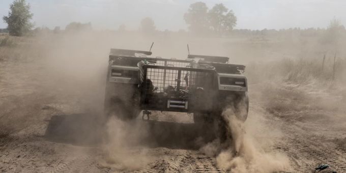 Das Roboterfahrzeug «ThEMIS» kommt im Ukraine-Krieg zum Einsatz. ukraine-krieg