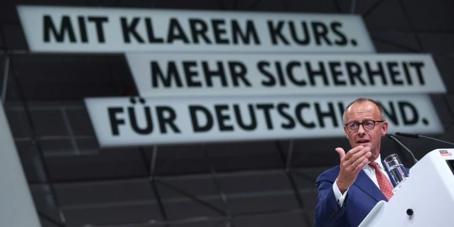 CDU-Chef Merz in Hannover