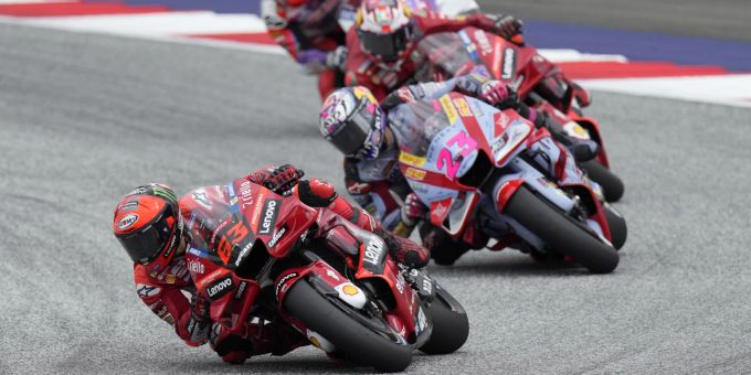 Francesco Bagnaia (Ducati) beim Österreich-GP der MotoGP. MotoGP Bagnaia Ducati