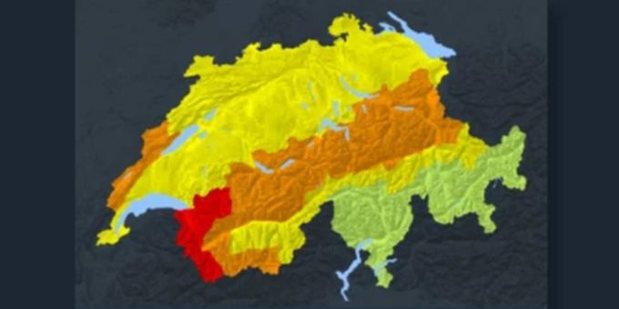 Die Regenwarnung des Bundes. Wetter
