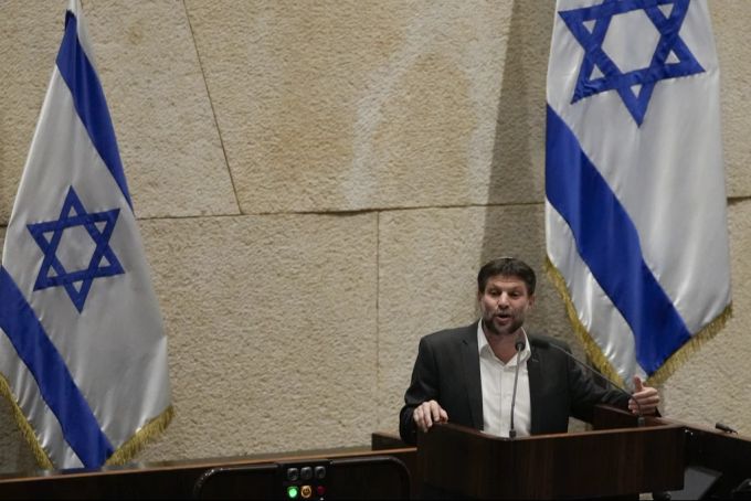 Der israelische Finanzminister Bezalel Smotrich spricht vor dem Parlament. (Archivbild) Bezalel Smotrich Finanzminister Israel