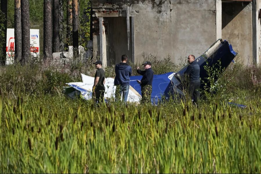 Am 23. August stürzte das Flugzeug mit Wagner-Chef Jewgeni Prigoschin an Bord in der russischen Region Twer ab.