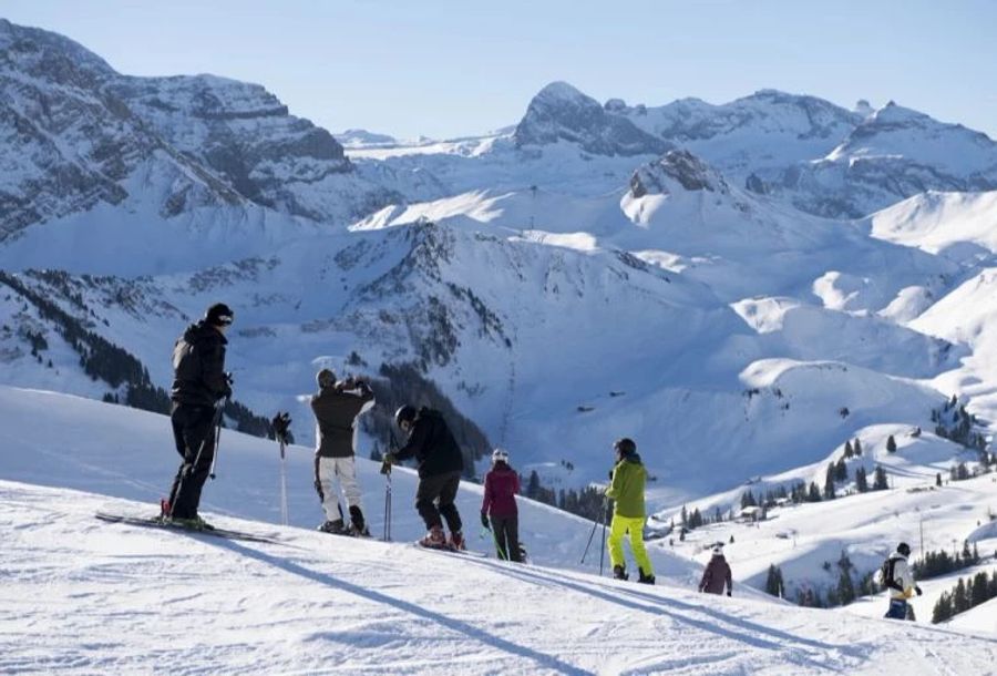 Skifahren ist eine beliebte Beschäftigung über die Feiertage.