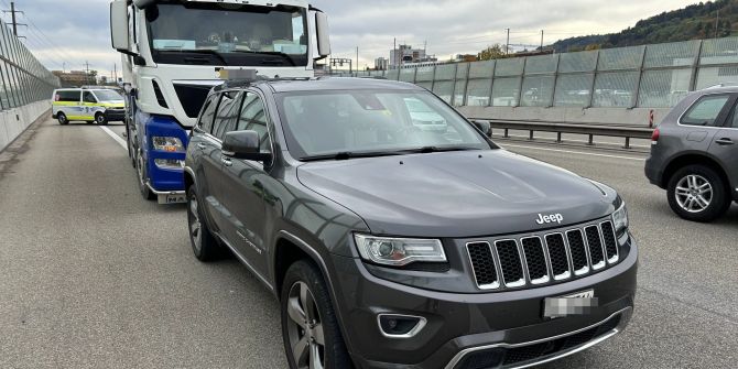 Streifkollision auf A1