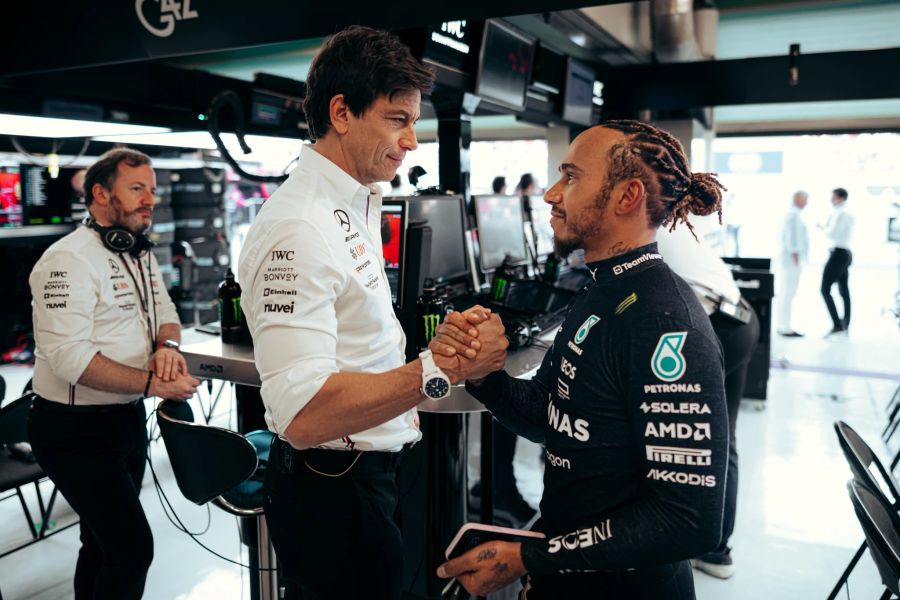 Lewis Hamilton Toto Wolff