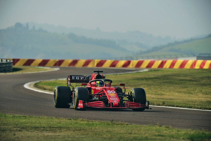 Oliver Bearman beim Test für Ferrari in Fiorano.