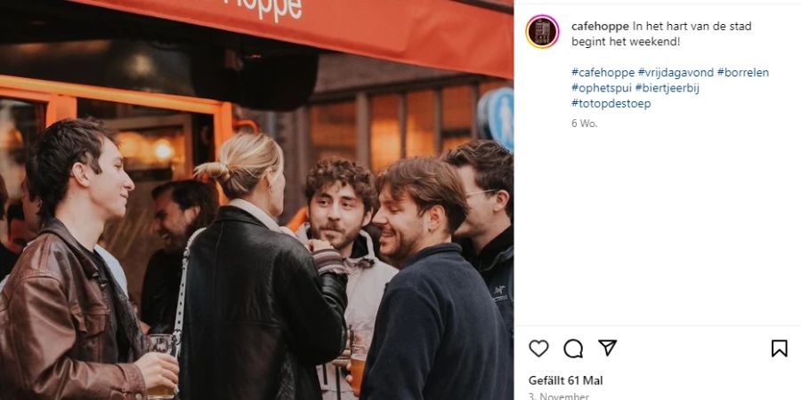 café hoppe instagrampost