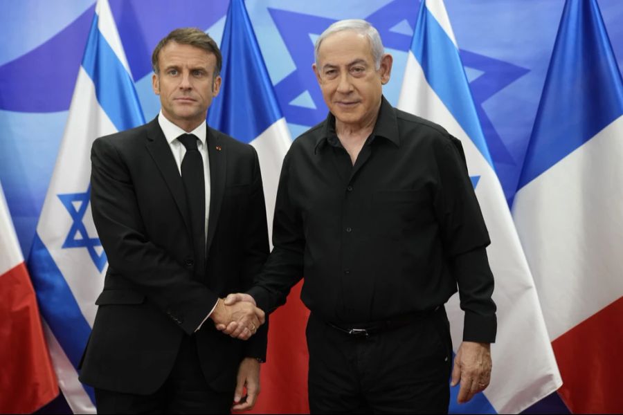 israel macron frankreich hamas