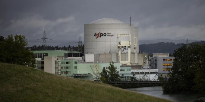 Das Atomkraftwerk in Beznau. Atomkraft