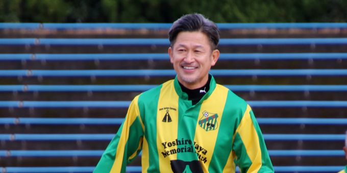 Kazuyoshi Miura während einer Partie am 15. Januar.