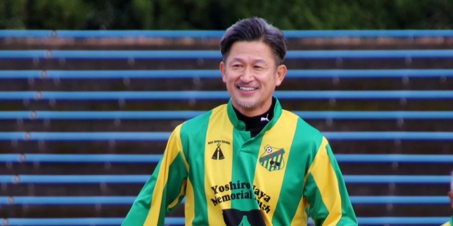 Kazuyoshi Miura während einer Partie am 15. Januar.