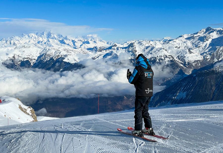 Piste Abfahrt Gipfel Vizelle