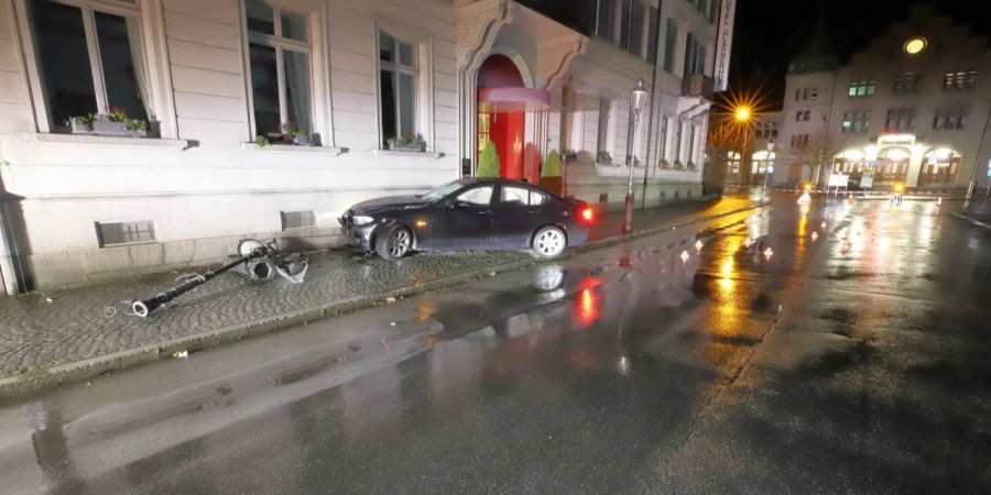 Selbstunfall in Glarus