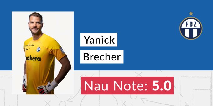 Die Note für Yanick Brecher vom FCZ. Yanick Brecher