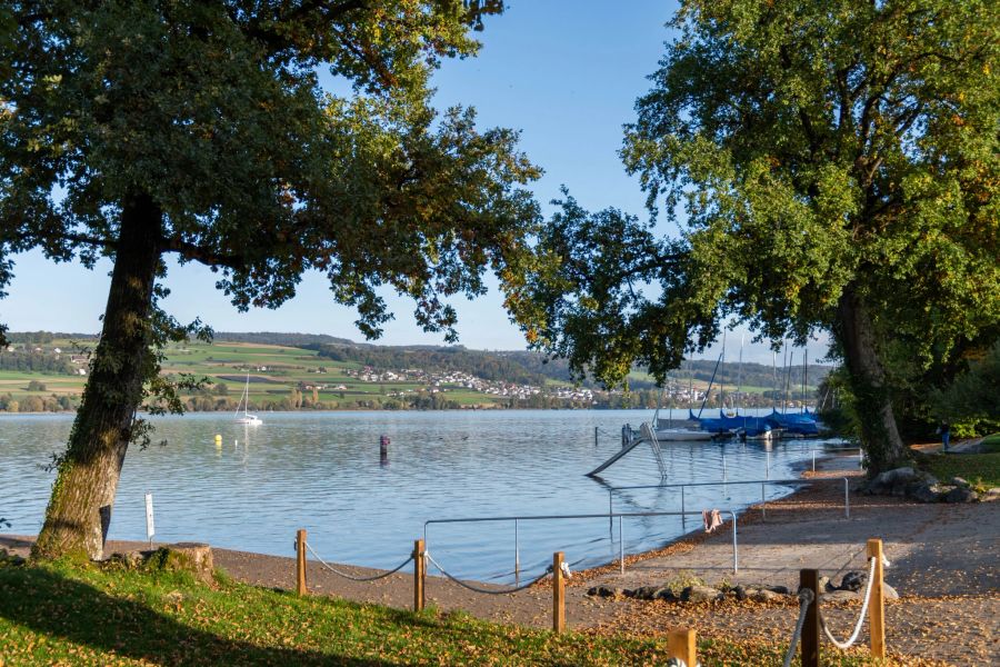 Das Strandbad in Beinwil am See am Hallwilersee.