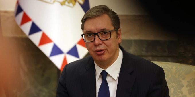 Der serbische Präsident Aleksandar Vucic. Aleksandar Vucic